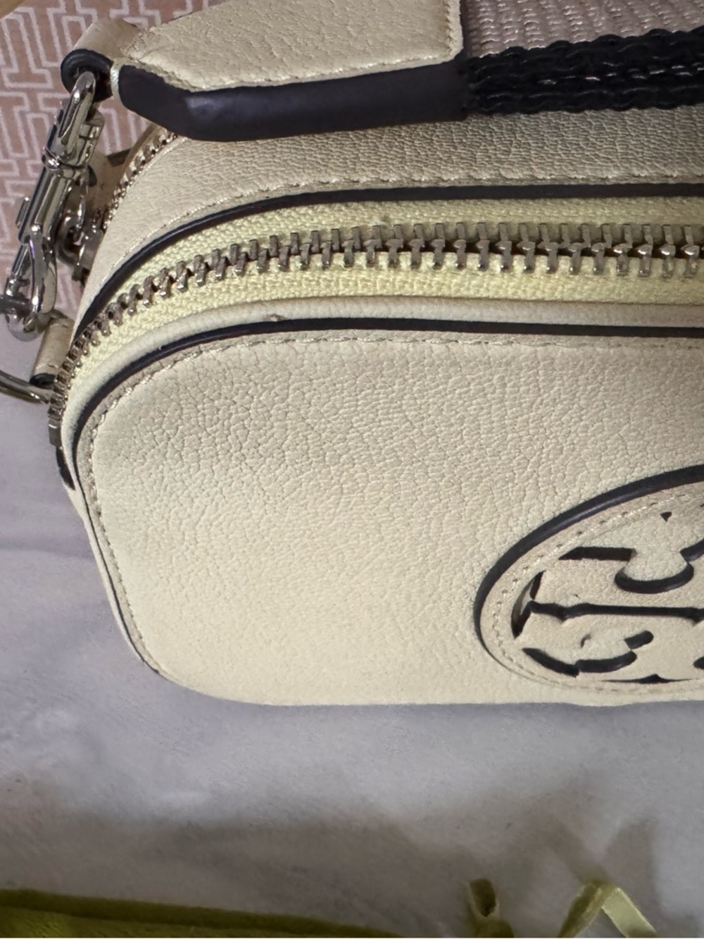 Tory Burch Lemonade Miller Mini Crossbody Bag Tag - Picture 4 of 9